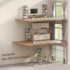 Boekenkast, staand rek met 5 niveaus, industrieel kantoorrek met metalen frame, open opbergrek voor woonkamer, kantoor, studeerkamer, 60x30x170,5 cm, zwart 7