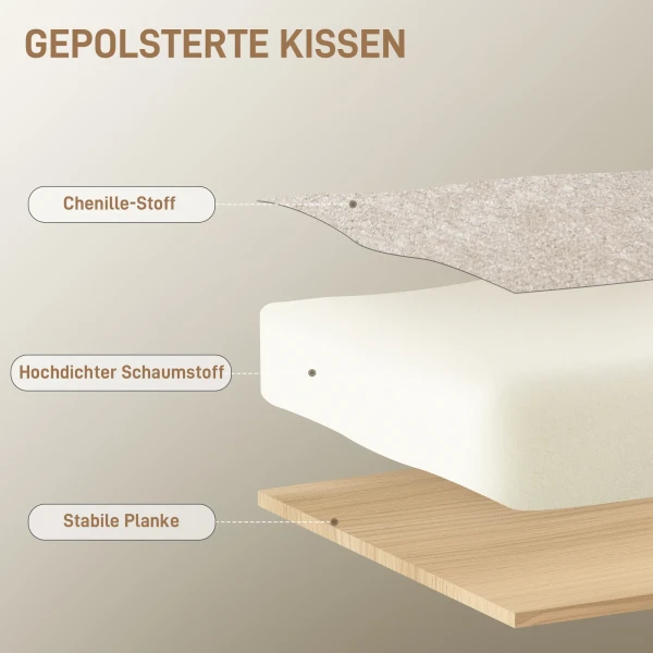 Draaibare gestoffeerde stoel, accentstoel met pp katoenvulling, stoffen bekleding, stalen basis, crèmewit 6