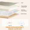 Elektrische massagestoel, kunstlederen bekleding, voetensteun, zijtas, beige 8