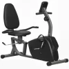 Hometrainer, Magnetisch Ligfiets, 8 Weerstandsniveaus, Verstelbaar, LCD Monitor, Metaal, Kunststof, Zwart