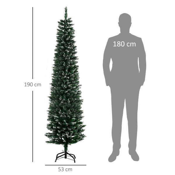 Kerstboom 190 Cm, Zeer Realistisch, 570 Takken, Brandwerend, Stabiele Basis, Groen