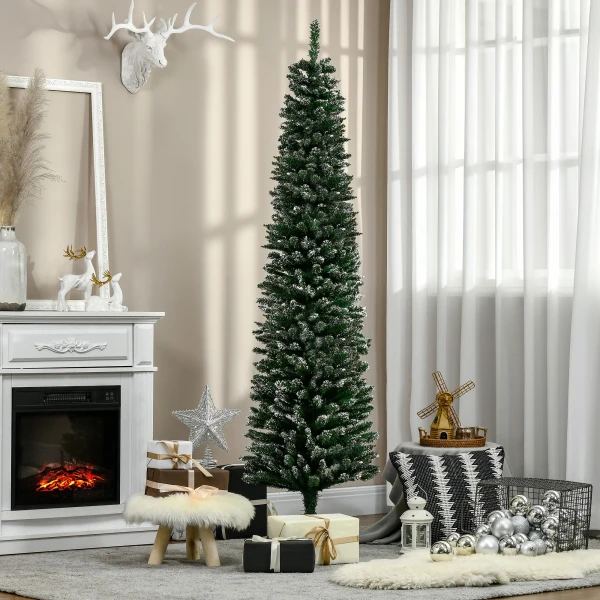 Kerstboom 190 Cm, Zeer Realistisch, 570 Takken, Brandwerend, Stabiele Basis, Groen