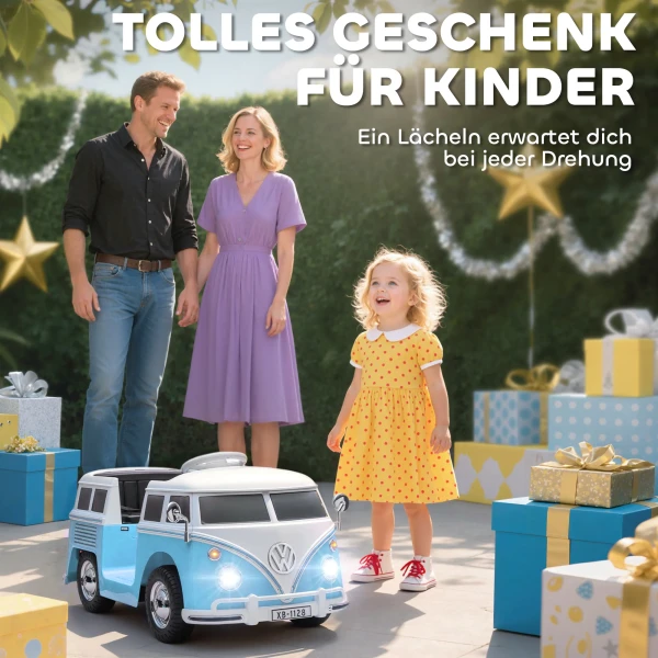 Kinder Elektrische Auto, 12V Kinderrijvoertuig Met MP3, Dubbele Motor, Elektrisch Voertuig Met Claxon, Zachte Start, 89x49x41,5 Cm, Blauw