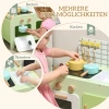 Kinderkeuken Speelset, MDF, 15 Accessoires, Kasten, 40 Cm, Vanaf 3 Jaar, Groen