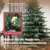 Kunstmatige kerstboom met realistische takken, kunst kerstboom met inklapbare standaard, vlamvertragend, kunststof, metaal, groen 7