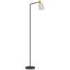 LED Staande Lamp Woonkamer Vloerlamp Met 350° Draaibare Kop Staande Lamp Met 3000K/4000K/6500K Kleurtemperaturen Zwart