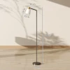 LED Staande Lamp Woonkamer Vloerlamp Met 350° Draaibare Kop Staande Lamp Met 3000K/4000K/6500K Kleurtemperaturen Zwart