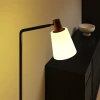 LED Staande Lamp Woonkamer Vloerlamp Met 350° Draaibare Kop Staande Lamp Met 3000K/4000K/6500K Kleurtemperaturen Zwart
