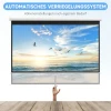 Projectiescherm, 120 inch, 16:9 formaat, wand of plafondmontage, wit 5