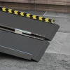 Rolstoelhelling, Opvouwbaar, Antislip Oppervlak, Veelzijdig In Gebruik, Draagbaar, Aluminium, Zwart