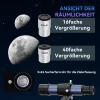 Spiegeltelescoop, 114 mm objectief, 2 oculairs, zoekertelescoop, aluminium, donkerblauw 7