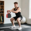 Sportnow 4 in 1 halterset korte halterset korte halters lange halters verstelbaar 25 kg voor krachttraining thuis 10