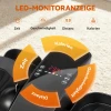 Sportnow mini pedaaltrainer, 12 snelheden, led display, afstandsbediening, antislip, draagbaar, metaal, kunststof, zwart 7