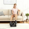 Sportnow mini pedaaltrainer, 12 snelheden, led display, afstandsbediening, antislip, draagbaar, metaal, kunststof, zwart 9