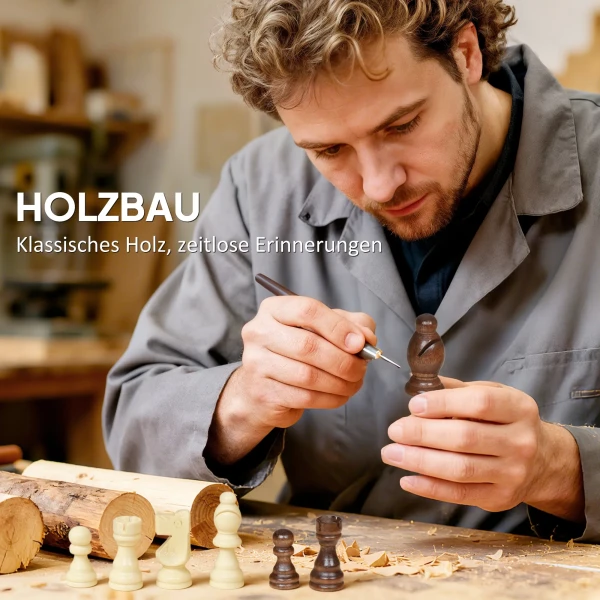 Sportnow opvouwbare spelset, schaken en dammen, compacte koffer, walnoot, accessoires 8