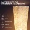 Staande Lamp Met Papieren Kap, Voetschakelaar, 3 Helderheidsniveaus, Wit
