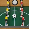 Tafelvoetbalset, kicker tafel, compacte houtstructuur, 2 ballen, scoreborden, bruin 8