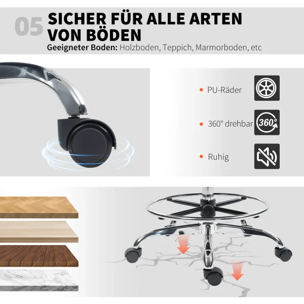 Tekentafel met lendensteun, in hoogte verstelbaar, draaibaar, voor thuiskantoor, studio, kunstprojecten, zwart 9