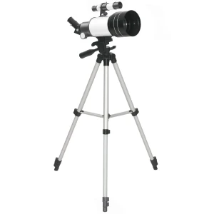 Telescoop, 70 mm lens, 5 x 24 verrekijker, verstelbaar statief, zilverkleurig 1