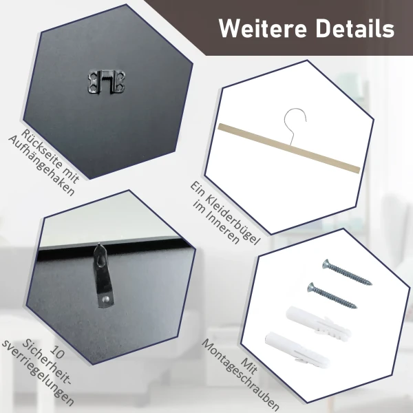 Tricot display, kledinghanger, aluminium frame, uv bestendige acryl voorkant, zwart 7