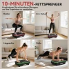 Trilplaat Voor Fitnessoefeningen, Bluetooth functie, Afstandsbediening, 99 Snelheidsniveaus, Kunststof, Staal, Zwart