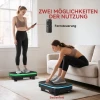 Trilplaat Voor Fitnessoefeningen, Bluetooth functie, Afstandsbediening, 99 Snelheidsniveaus, Kunststof, Staal, Zwart