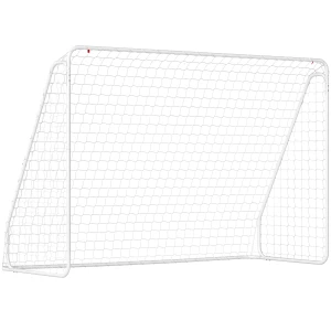 Voetbaldoel Voor Spellen & Training, UV bestendig, Robuust, Grondankers, Wit
