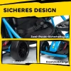 24V Elektrische Go Kart Om Te Rijden En Driften, Nylon Banden, Veiligheidsgordel, Claxon, Muziek Voor 8 12 Jaar Blauw