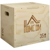 3 in 1 Plyo Box Houten Plyometrische Sprongdoos Met 3 Spronghoogtes Handvatten 40,5 X 35,5 X 30,5cm Natuurhout