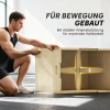 3 in 1 Plyo Box Houten Plyometrische Sprongdoos Met 3 Spronghoogtes Handvatten 61 X 51 X 76 Cm Natuurhout