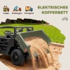 Elektrisch Voertuig, 2 Motoren, Kofferbak, UTV ontwerp, Muziekfunctie, Groen