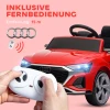 Elektrische Kinderauto, 12V Audi Q8, 3 5 Km/u, Afstandsbediening, Koplampen, Muziek, Rood