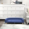 Hondenbed Hondensofa Huisdiersofa, Eucalyptushout, 98 X 67 X 25 Cm, Blauw