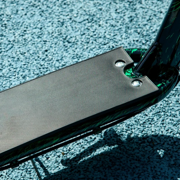 Kinderstep, In Hoogte Verstelbare Step Voor Kinderen, Met Rem, Standaard, 2 Wielen, Staal, Groen