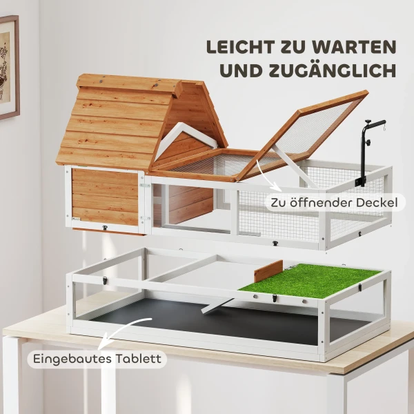 Schildpaddenverblijf, 2 niveau Omheining, Lampenhouder, Kleindierkooi, Oranje