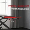 Trainingsmachine, Verstelbaar, Metalen Buizen, Pedalen, Inklapbaar, Rood