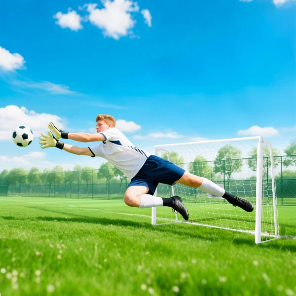 Voetbaldoel Kinderen, Doelmarkering, Schokabsorberende Mouwen, Tuin, 186x123cm, Wit