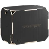 3 in 1 Plyo Box, Sprungbox Met Handvatopeningen, Voor Thuisfitness En Buitenworkouts, 3 Spronghoogtes, Hout, Zwart