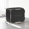 3 in 1 Plyo Box, Sprungbox Met Handvatopeningen, Voor Thuisfitness En Buitenworkouts, 3 Spronghoogtes, Hout, Zwart