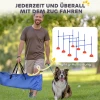 4 delige Hond Agility set Met 4 Hindernissen En Draagtas Voor Sprongtraining, Blauw