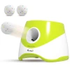 Automatische Ballwerper Interactieve Ballwerp Machine Met 3 Ballen 3 Afstanden 6m/10m/14m Voor Kleine Tot Middelgrote Honden Groen