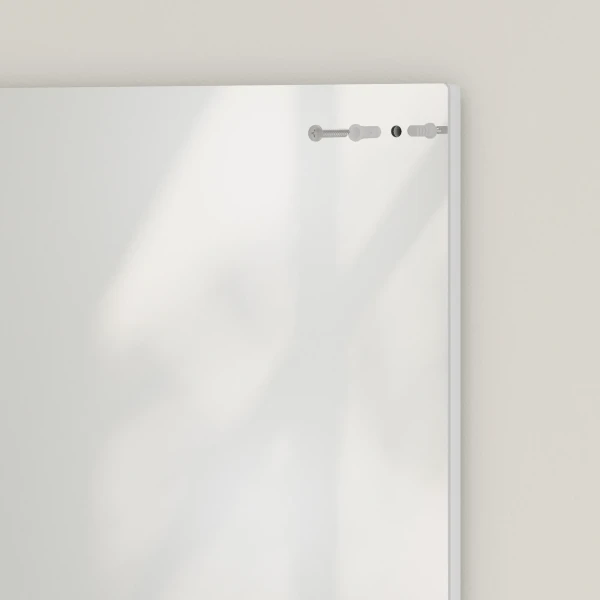 Badkamerspiegel 50 X 60 Cm Wandspiegel Met Plank, Badkamerspiegel Voor Entree, Gang, Wit