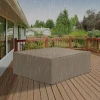 Beschermhoes Voor Tuinmeubelen Winterbestendig Waterdicht Afdekking Afdekzeil Oxford 275 X 205 X 90 Cm Beige