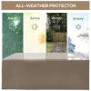 Beschermhoes Voor Tuinmeubelen Winterbestendig Waterdicht Afdekking Afdekzeil Oxford 275 X 205 X 90 Cm Beige