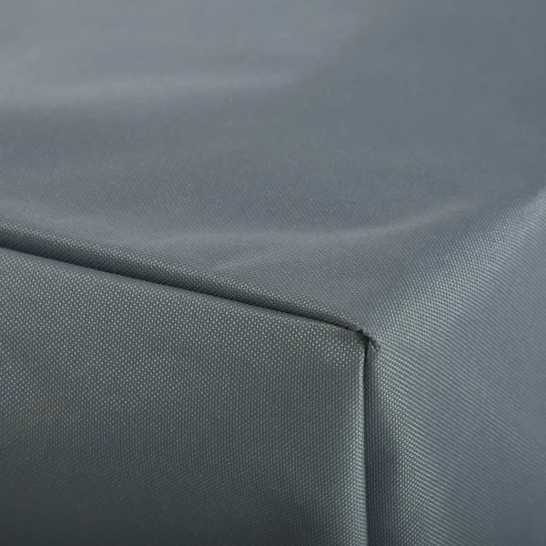 Beschermhoes Voor Tuinmeubelen Winterbestendig Waterdicht Hoes Anti UV 600D Oxford Stof 190,5 X 72 X 76cm Lichtgrijs