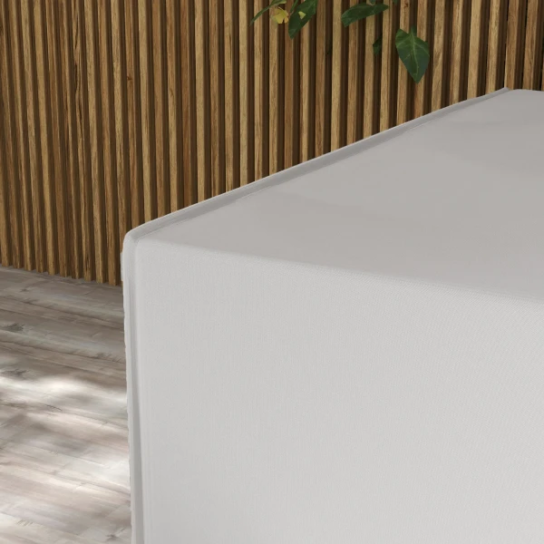 Beschermhoes Voor Tuinmeubelen Winterbestendig Waterdichte Hoes Anti UV Afdekzeil 600D Oxford 210 X 140 X 80 Cm Grijs