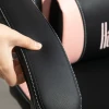 Gaming stoel Met Kattenoren, Kantelbare Rugleuning, Uitschuifbare Voetensteun, Tot 120 Kg, Roze/Zwart