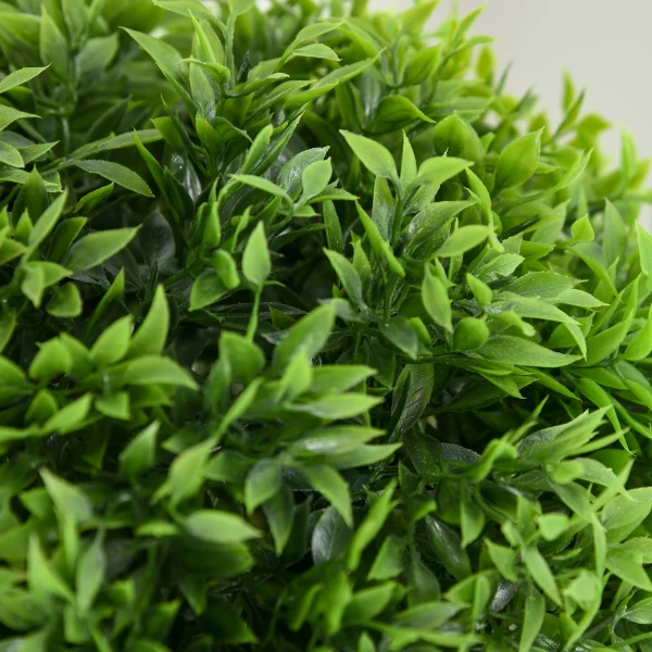 Grote Kunstmatige Buxusboom 110cm, UV bestendige Kunstplant Met 3 Ballen Voor Woonkamer Slaapkamer Kantoor Tuin