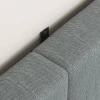 Hoofdeinde Met 3 Verstelbare Hoogtes, Bedhoofdeinde Met Metalen Poten, Linnenlook Voor Slaapkamer 160x10x106/116/126 Cm Grijs