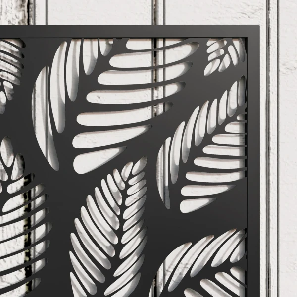 Hoog Bed Met Privacy Paneel, Klimrek, Metaal, Zwart